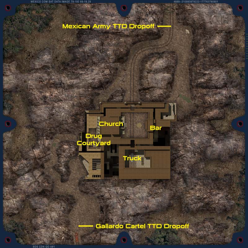 Mexico tactical map