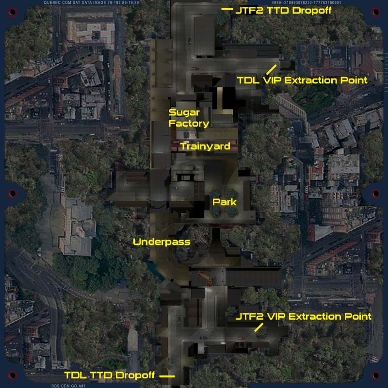 Canada tactical map