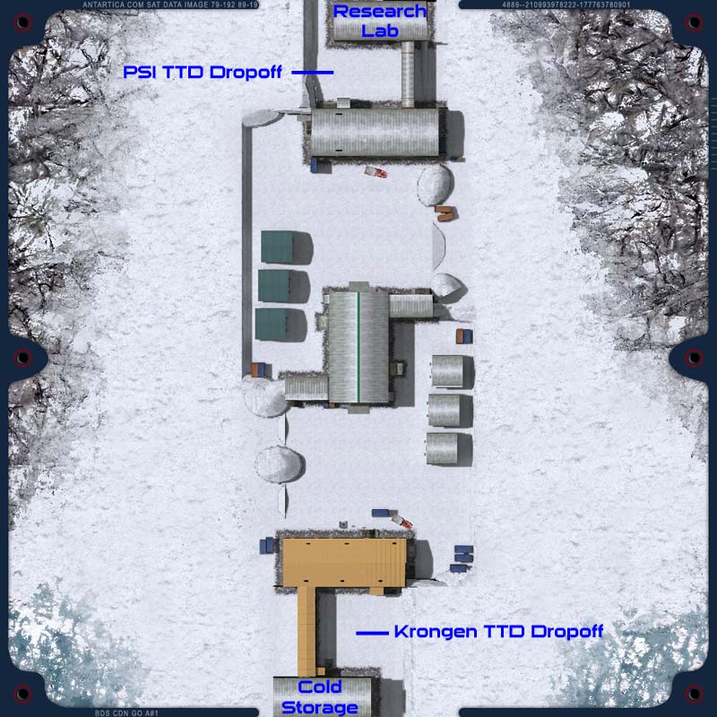 Antarctica tactical map