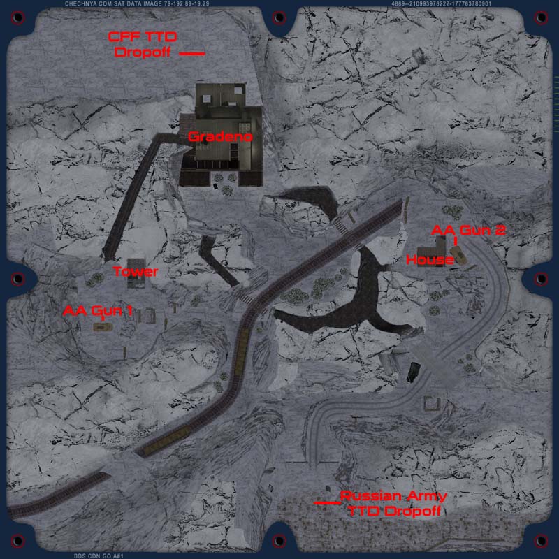 Chechnya tactical map