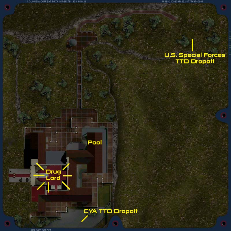 Colombia tactical map