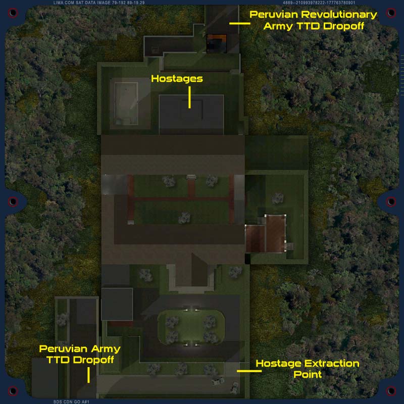 Peru tactical map