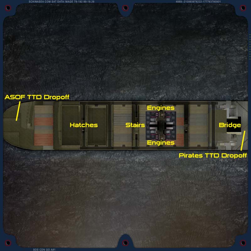 South China Sea tactical map