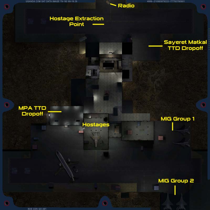 Uganda tactical map