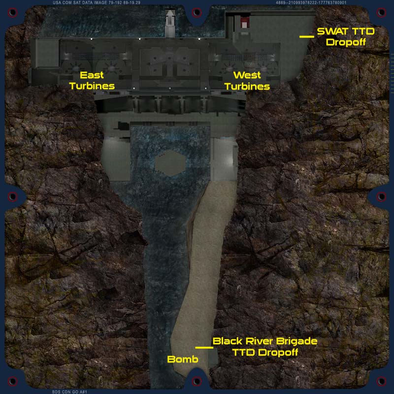 USA tactical map